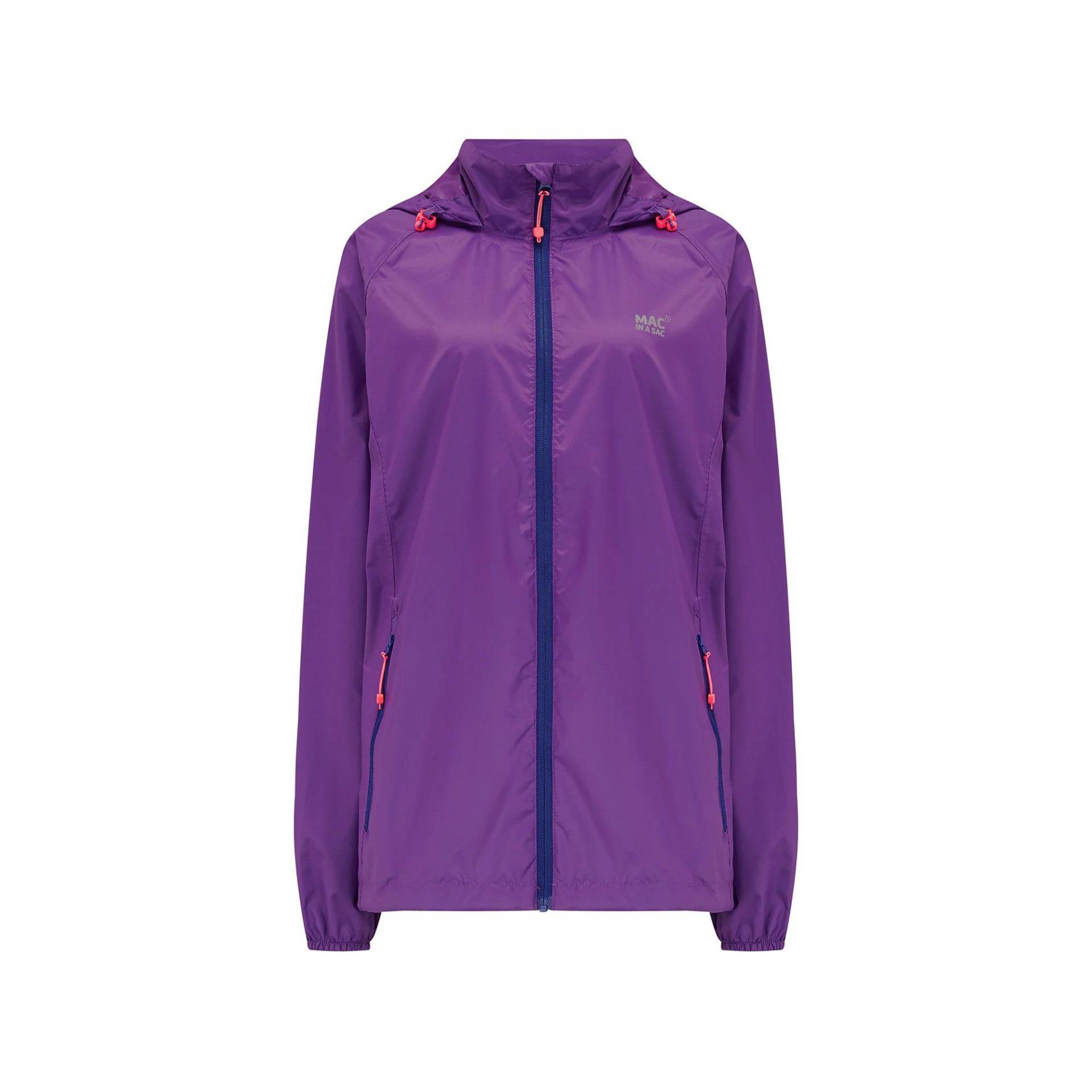 Regenjacke Mit Kapuze Herren Violett XL von MAC IN A SAC