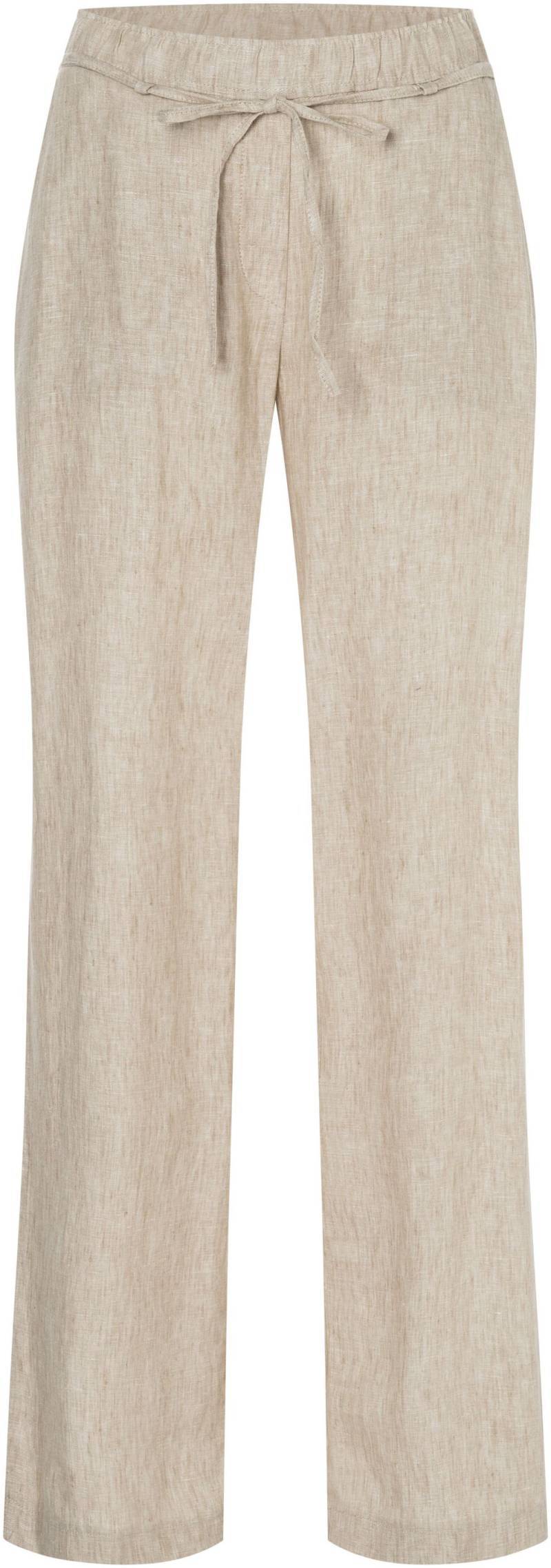 MAC Leinenhose »CHIARA BELT«, Wide Fit, mit geradem, weitem Bein von MAC