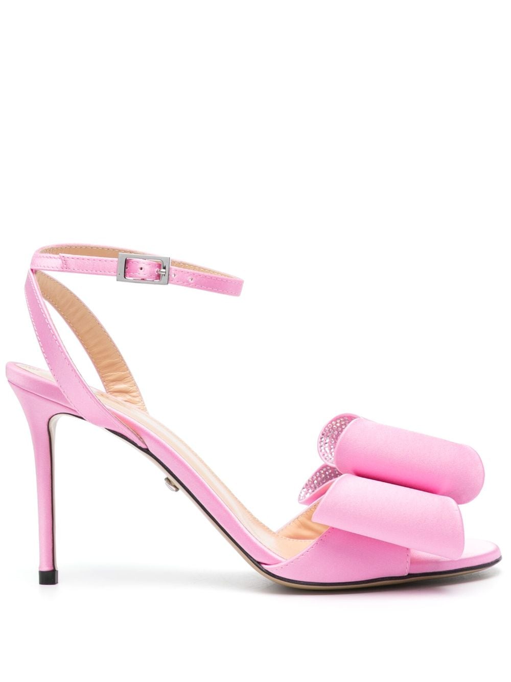 MACH & MACH 95mm bow-satin sandals - Pink von MACH & MACH