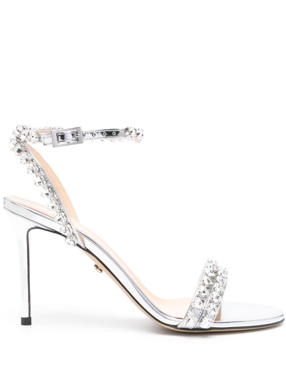 MACH & MACH Audrey 95mm crystal-embellished sandals - Silver von MACH & MACH