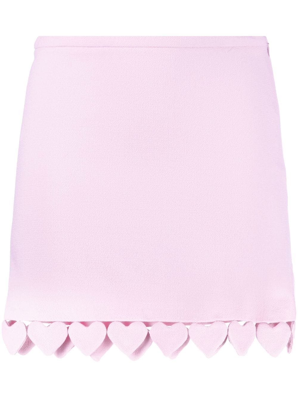 MACH & MACH love-heart hem miniskirt - Pink von MACH & MACH