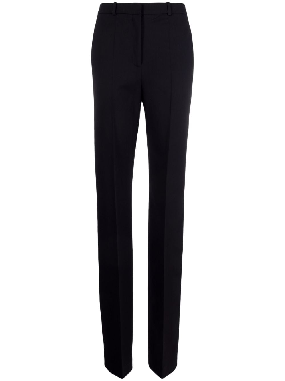 MACH & MACH pressed-crease tailored-cut trousers - Black von MACH & MACH