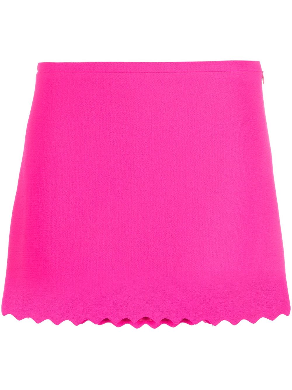 MACH & MACH scalloped-trim wool miniskirt - Pink von MACH & MACH