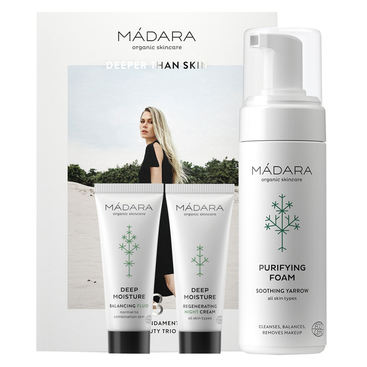 MÁDARA Care - Deeper Than Skin 3-in-1 Skincare Essentials Set MÁDARA Care - Deeper Than Skin 3-in-1 Skincare Essentials Set von MÁDARA