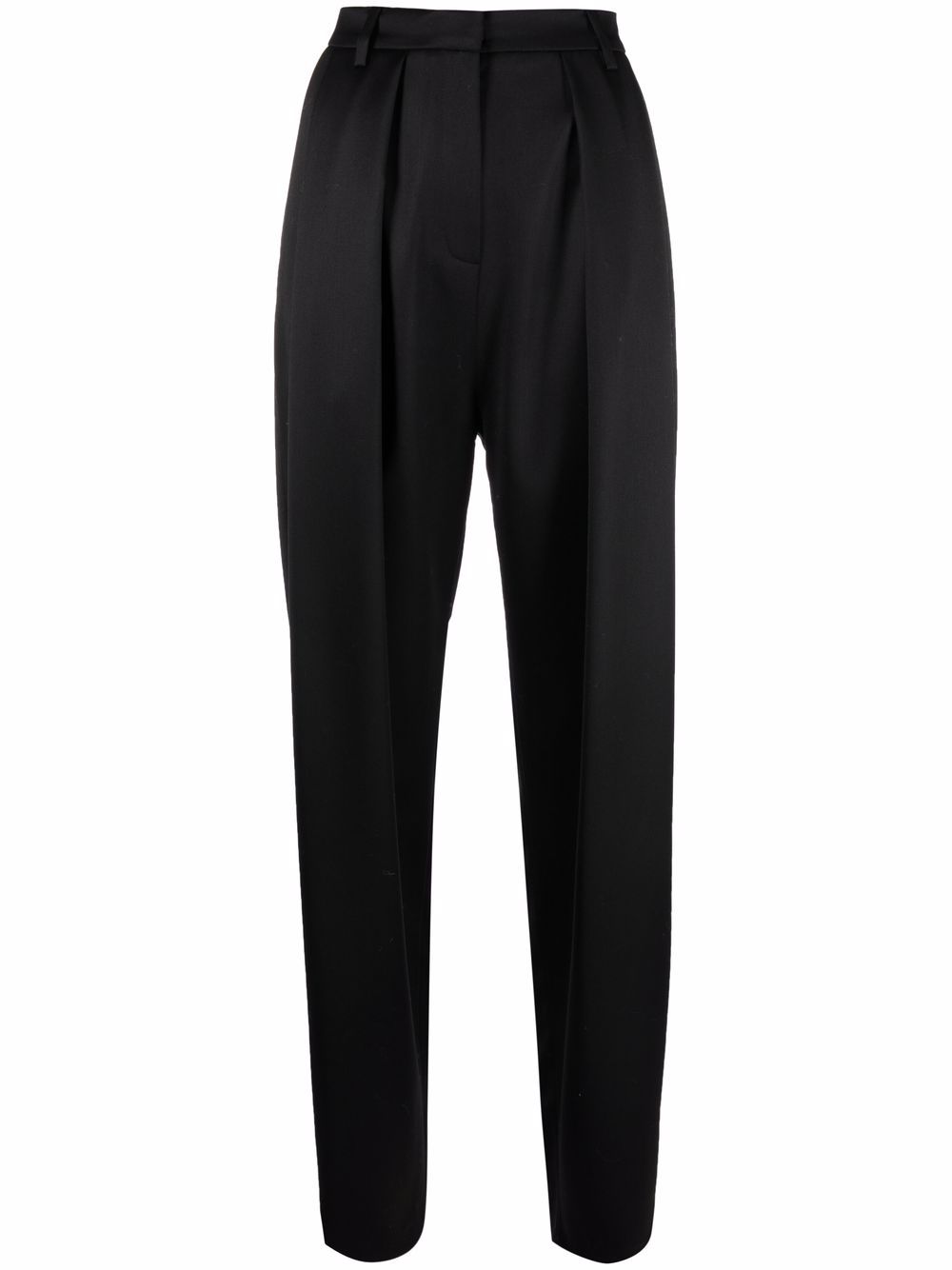 Magda Butrym high-waisted oversize tapered trousers - Black von Magda Butrym