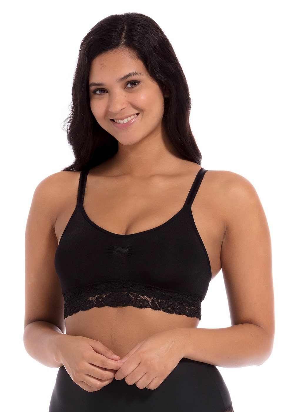MAGIC Bodyfashion Bügelloser BH, Weiche Spitze unterhalb der Brust für einen eleganten Look MAGIC Bodyfashion Bügelloser BH, Weiche Spitze unterhalb der Brust für einen eleganten Look von MAGIC Bodyfashion
