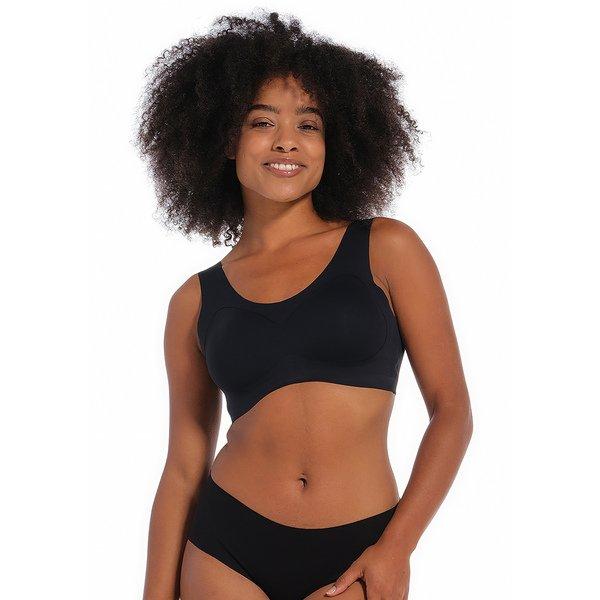 Bügelloser Bh, Wattiert Damen Black L von MAGIC Bodyfashion