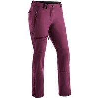 MAIER Damen Wanderhose Adakit  mit Schneefang dunkelrot | 36 (lang) von MAIER