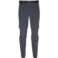 MAIER Herren Wanderhose Tajo2 ZipOff  grau | 48 (kurz) von MAIER