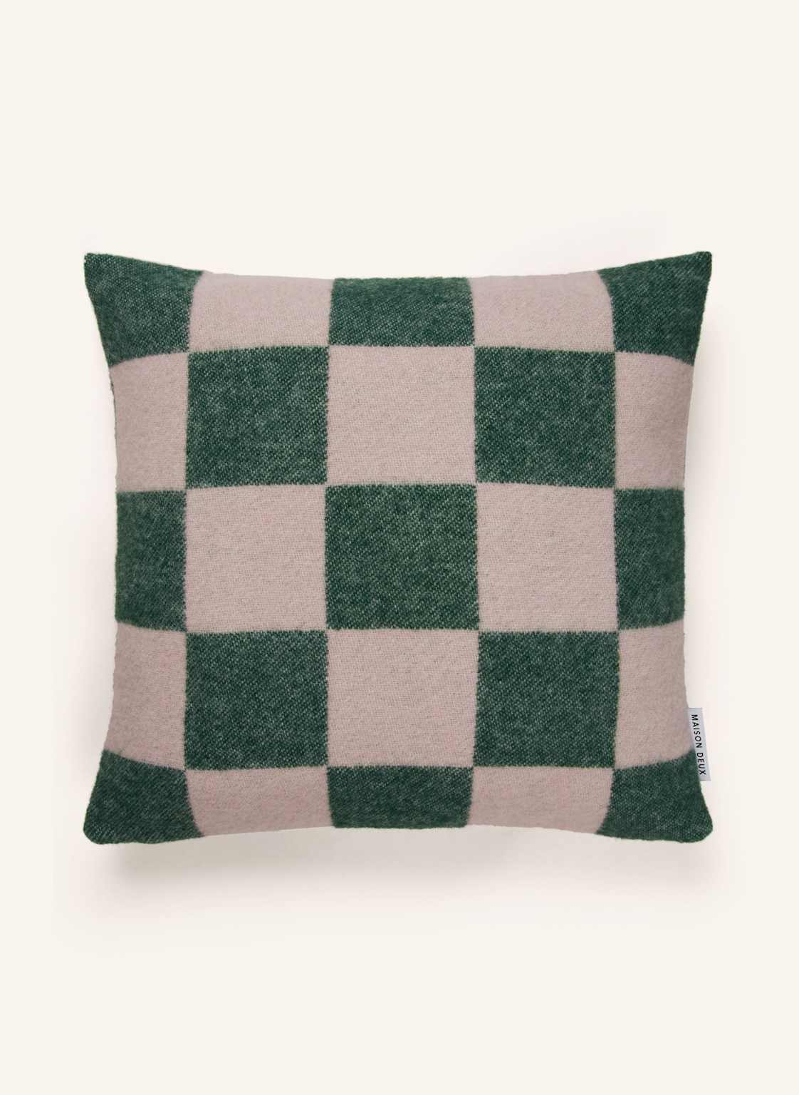 Maison Deux Dekokissenhülle Checkerboard gruen Maison Deux Dekokissenhülle Checkerboard gruen von MAISON DEUX