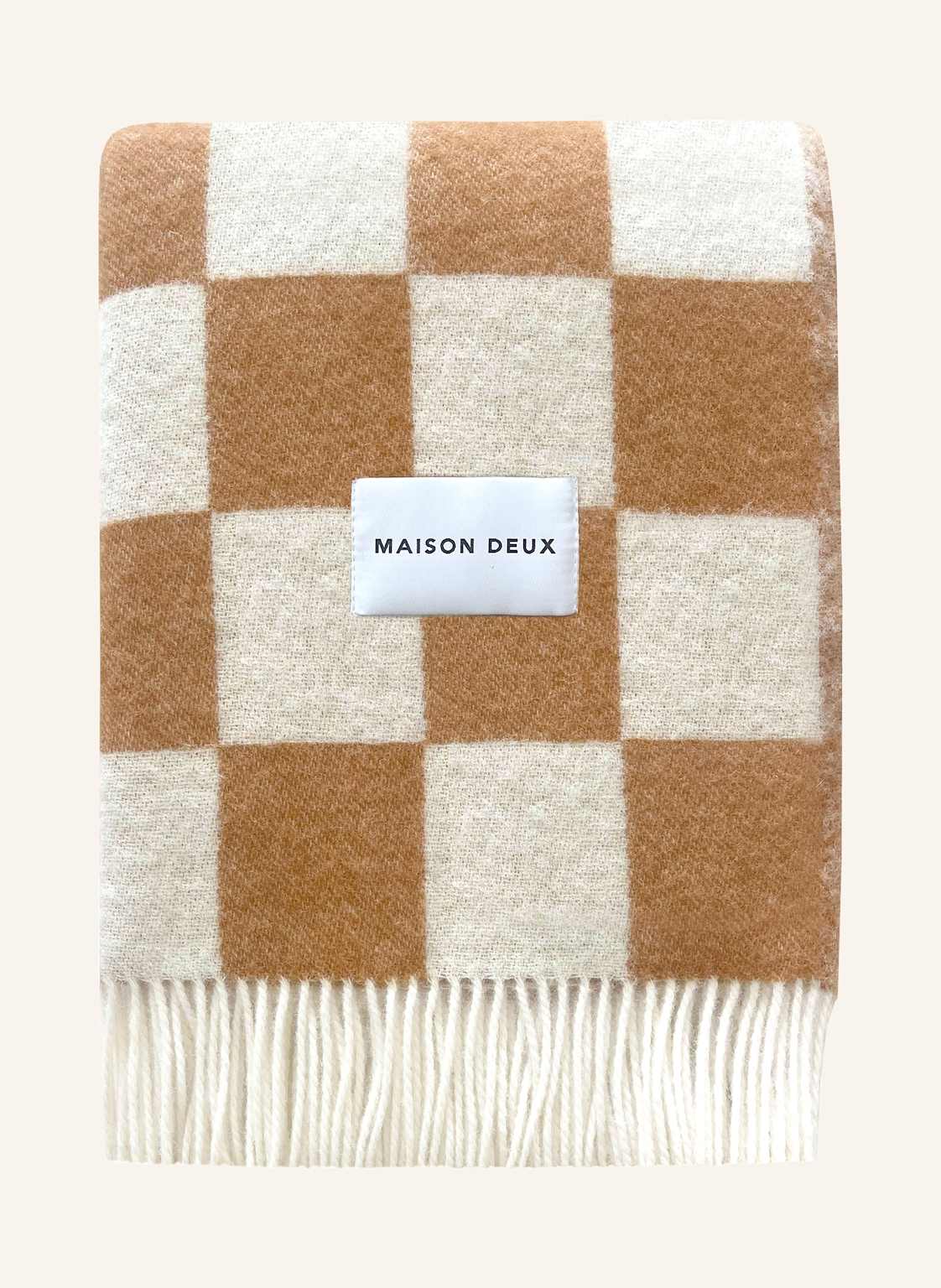 Maison Deux Plaid Checkerboard beige Maison Deux Plaid Checkerboard beige von MAISON DEUX