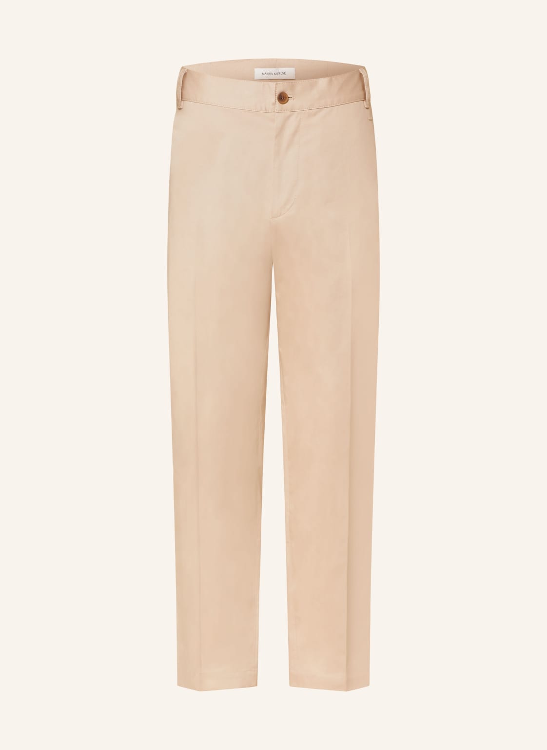 Maison Kitsuné Chino Straight Fit beige Maison Kitsuné Chino Straight Fit beige von MAISON KITSUNÉ