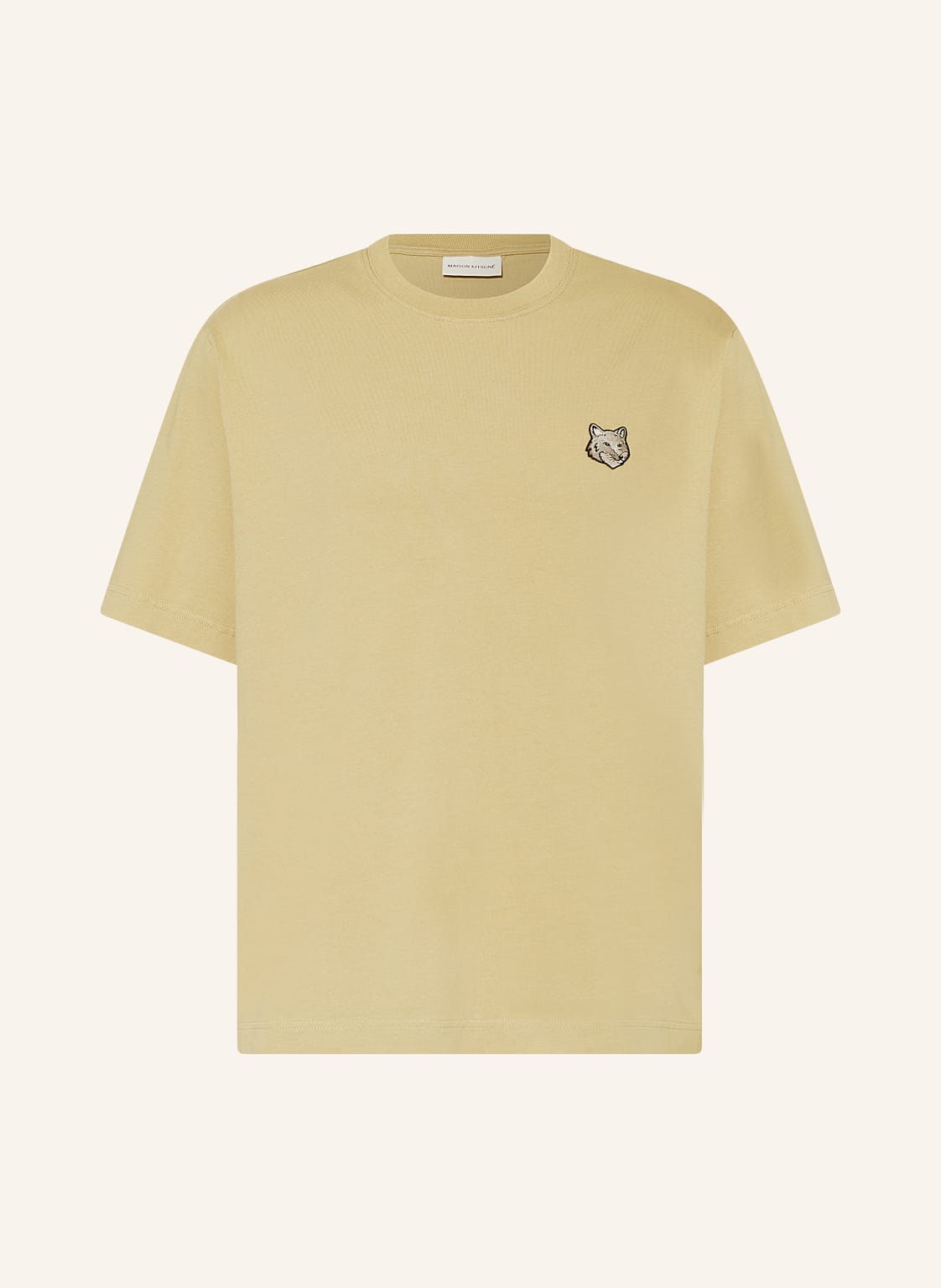 Maison Kitsuné T-Shirt beige von MAISON KITSUNÉ