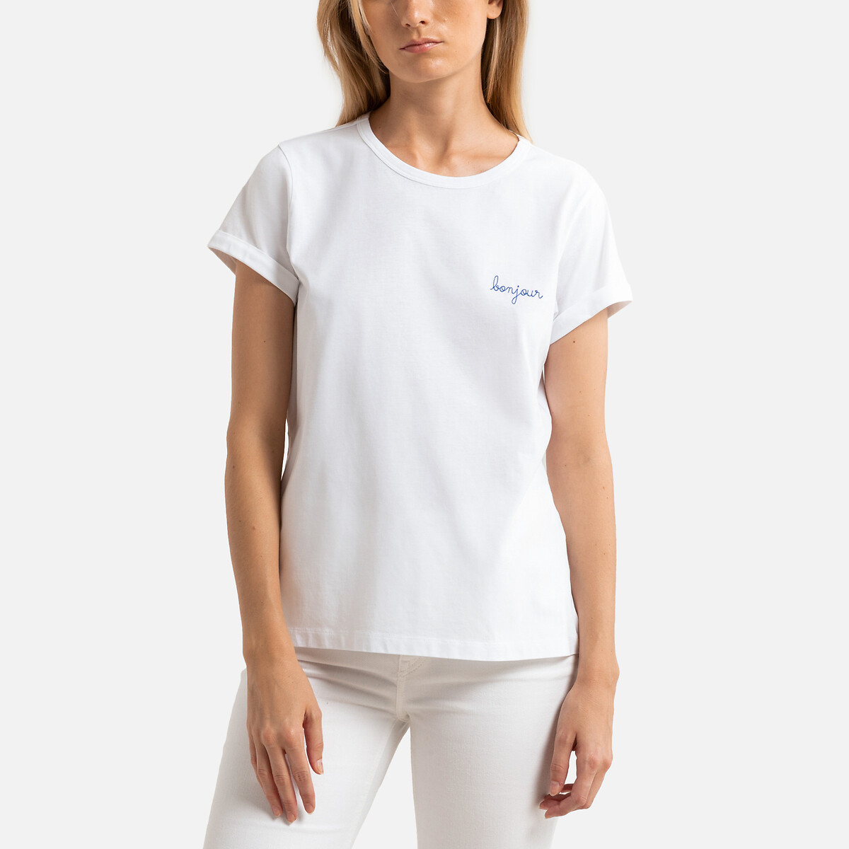 Kurzärmeliges T-Shirt aus Baumwolle POITOU BONJOUR von MAISON LABICHE