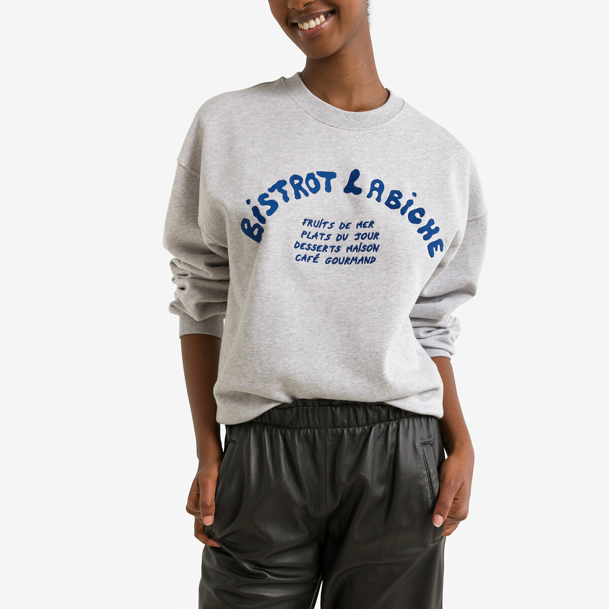 Sweatshirt LEDRU BISTROT MENU, reine Baumwolle von MAISON LABICHE