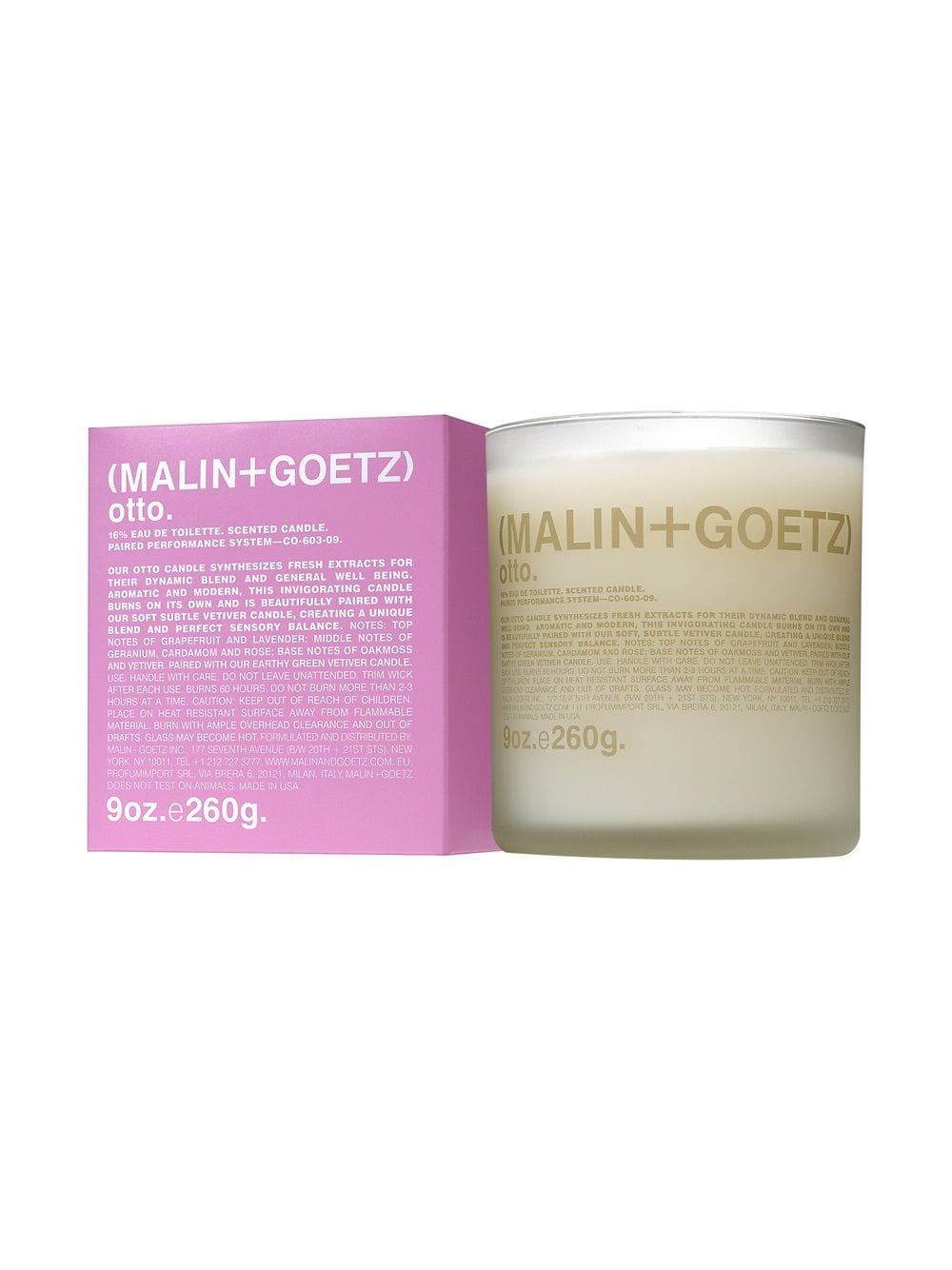 MALIN+GOETZ Otto scented candle (260g) - Neutrals von MALIN+GOETZ