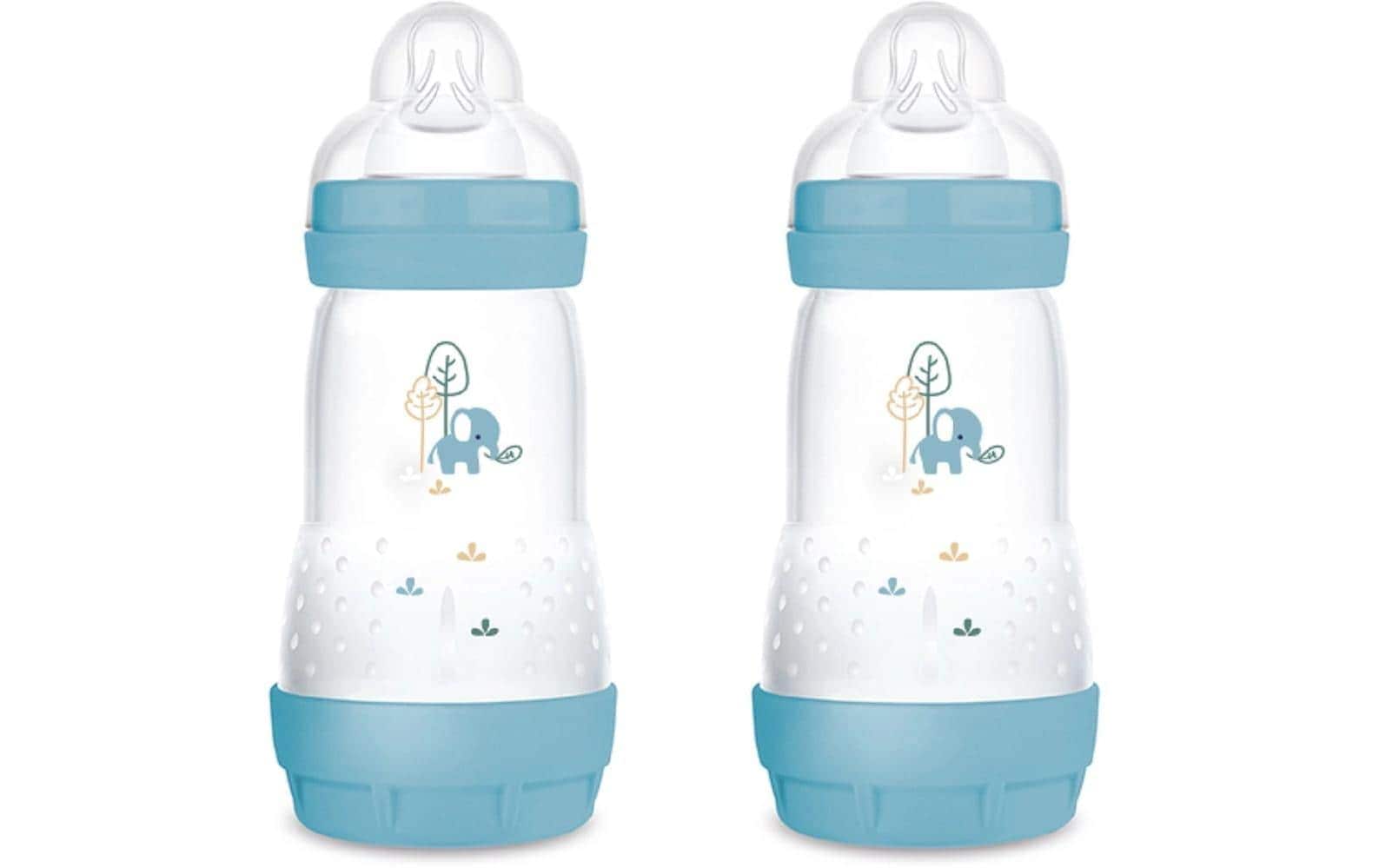 MAM Babyflasche »Easy Start 2er Set Blau 260 ml«, (2 tlg.) von MAM