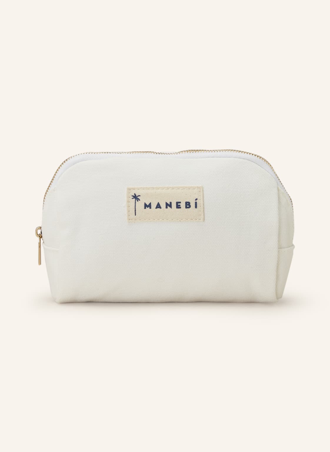 Manebí Kulturtasche Medium Beauty weiss von MANEBÍ