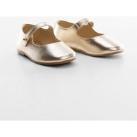 Ballerinas mit Metallic-Effekt von MANGO BABY