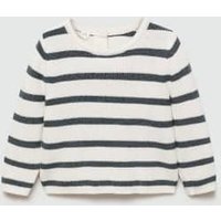 Gestreifter Strickpullover Gestreifter Strickpullover von MANGO BABY