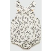 Gemusterter Baumwollstrampler Gemusterter Baumwollstrampler von MANGO BABY