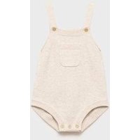 Strickstrampler mit Tasche Strickstrampler mit Tasche von MANGO BABY