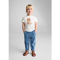 T-Shirt mit Reliefmuster von MANGO BABY