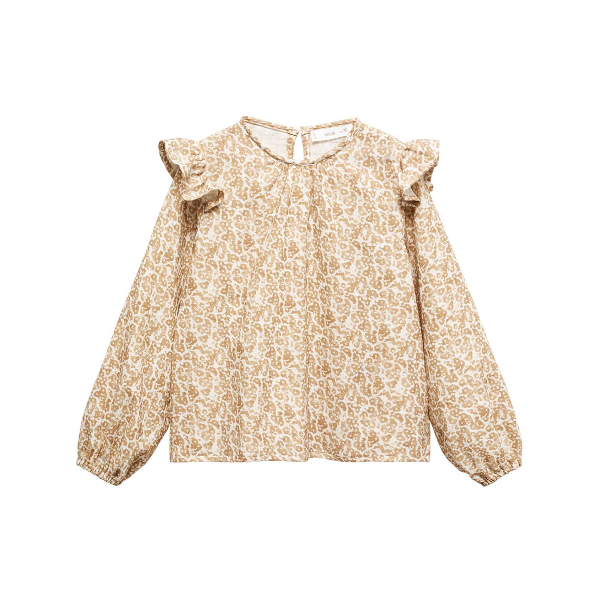 Bluse Mädchen Braun  11A von MANGO Kids