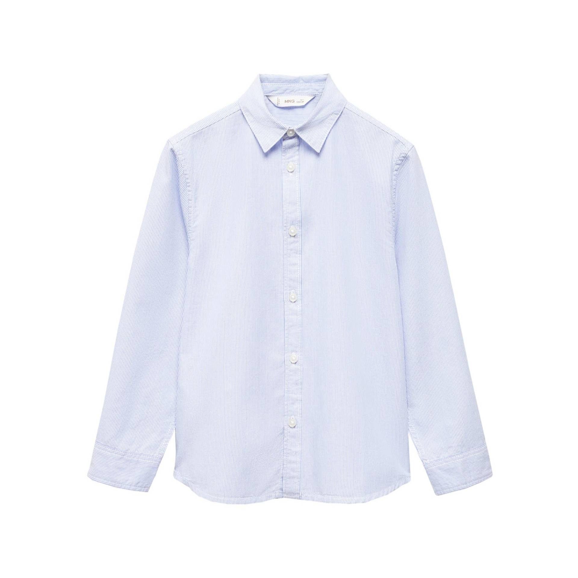 Hemd, Langarm Jungen Hellblau 11A von MANGO Kids