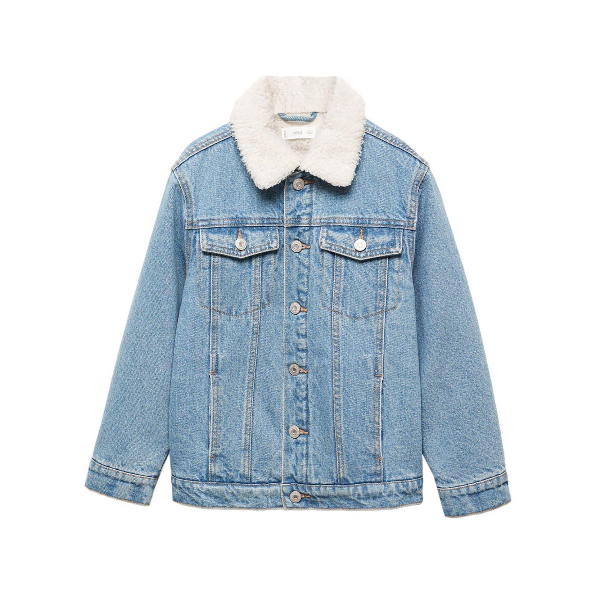 Jeansjacke Mit Knöpfen Jungen Medium Stoned 10A von MANGO Kids