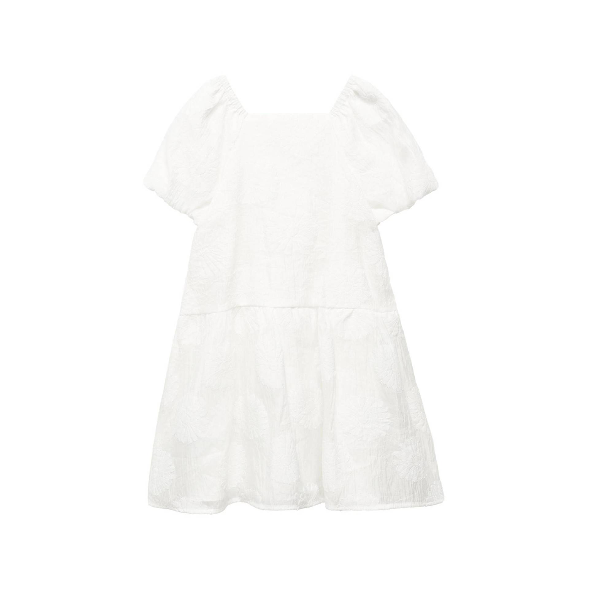 Kleid Mädchen Weiss 11A von MANGO Kids