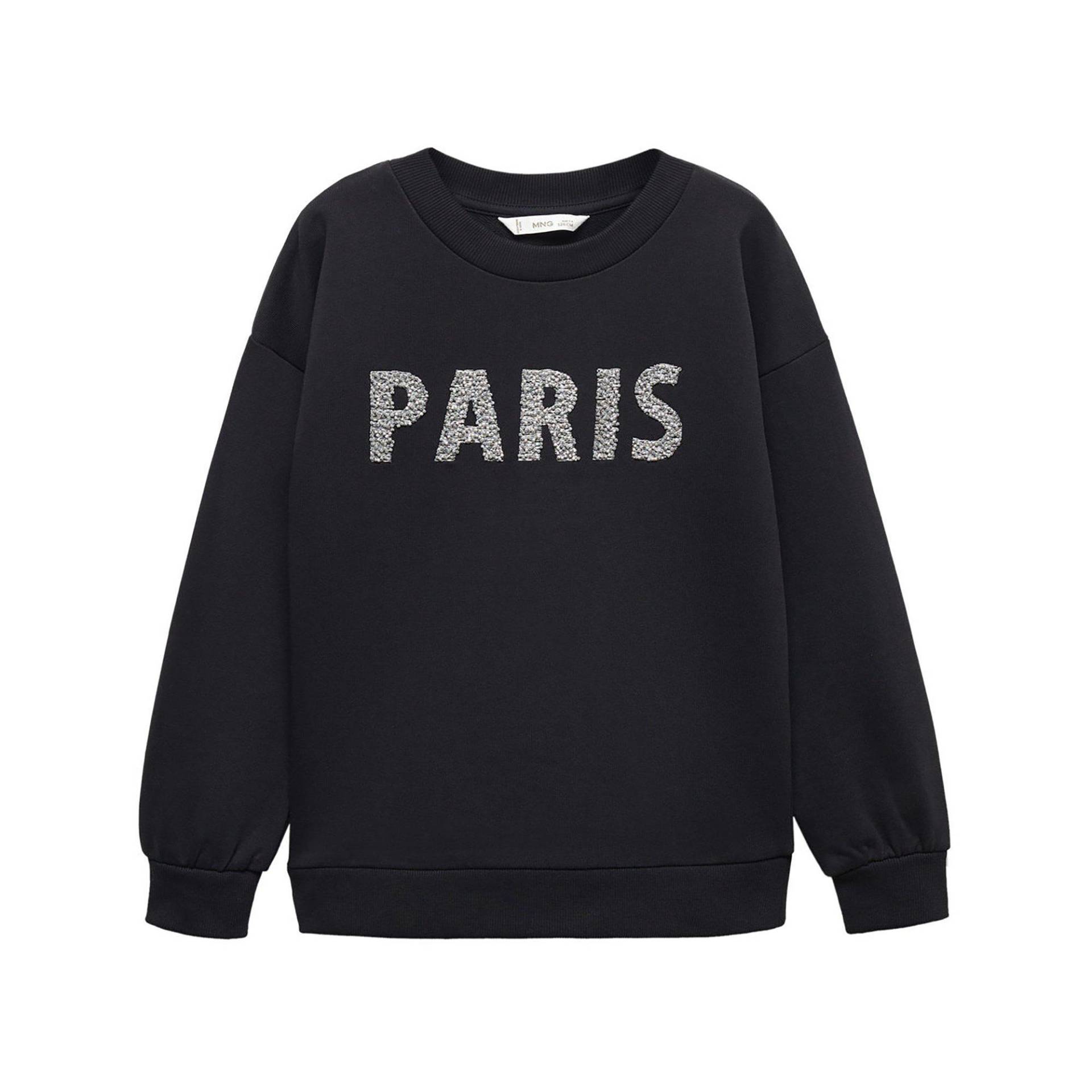 Sweatshirt Mädchen Black 10A von MANGO Kids