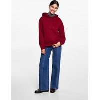 Baumwoll-Sweatshirt mit Stickdetail von MANGO TEEN