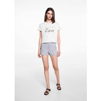 Gemustertes Cropped-T-Shirt von MANGO TEEN