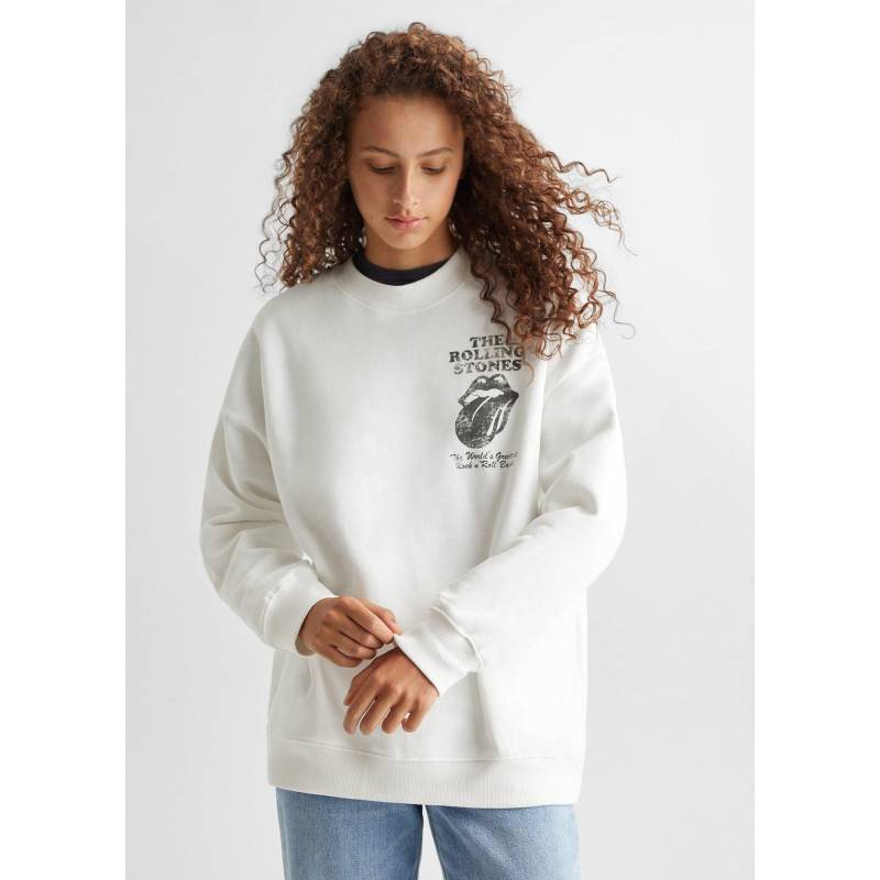 Sweatshirt Mädchen Offwhite XS von MANGO Teen