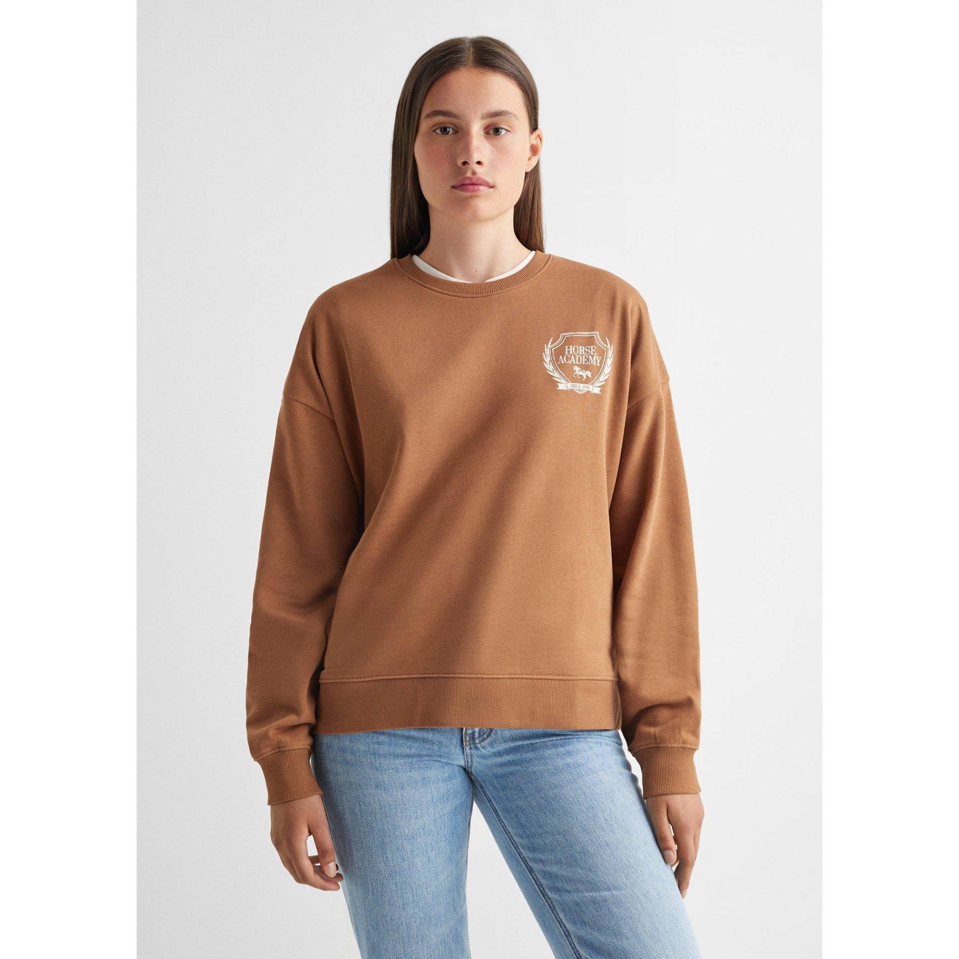 Sweatshirt Mädchen Steingrau L von MANGO Teen