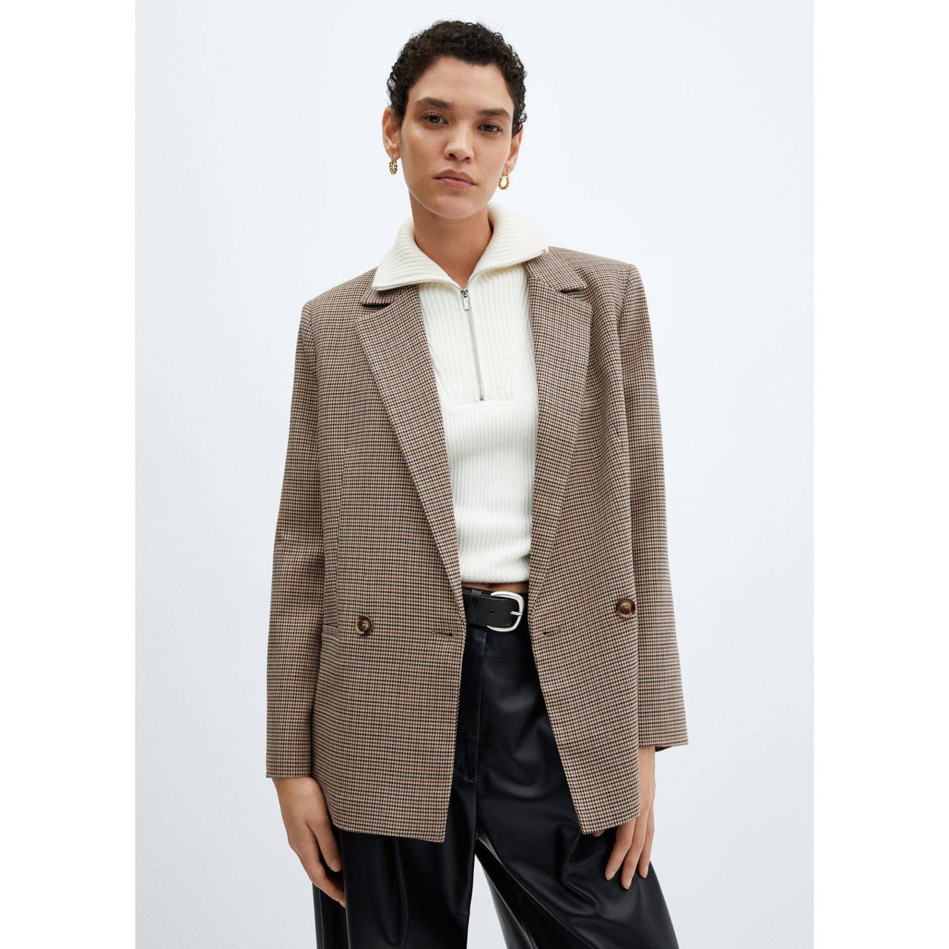 Blazer Damen Light Beige XS von MANGO