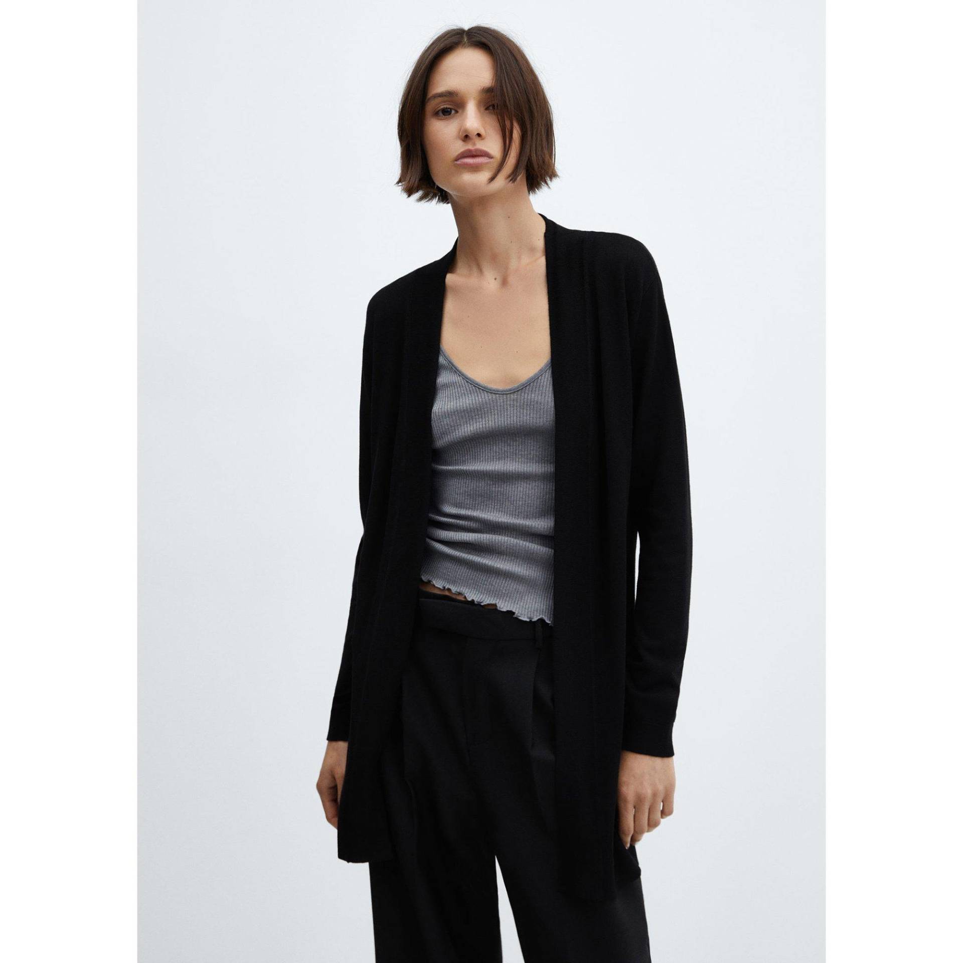 Cardigan, Langarm Damen Black L von MANGO