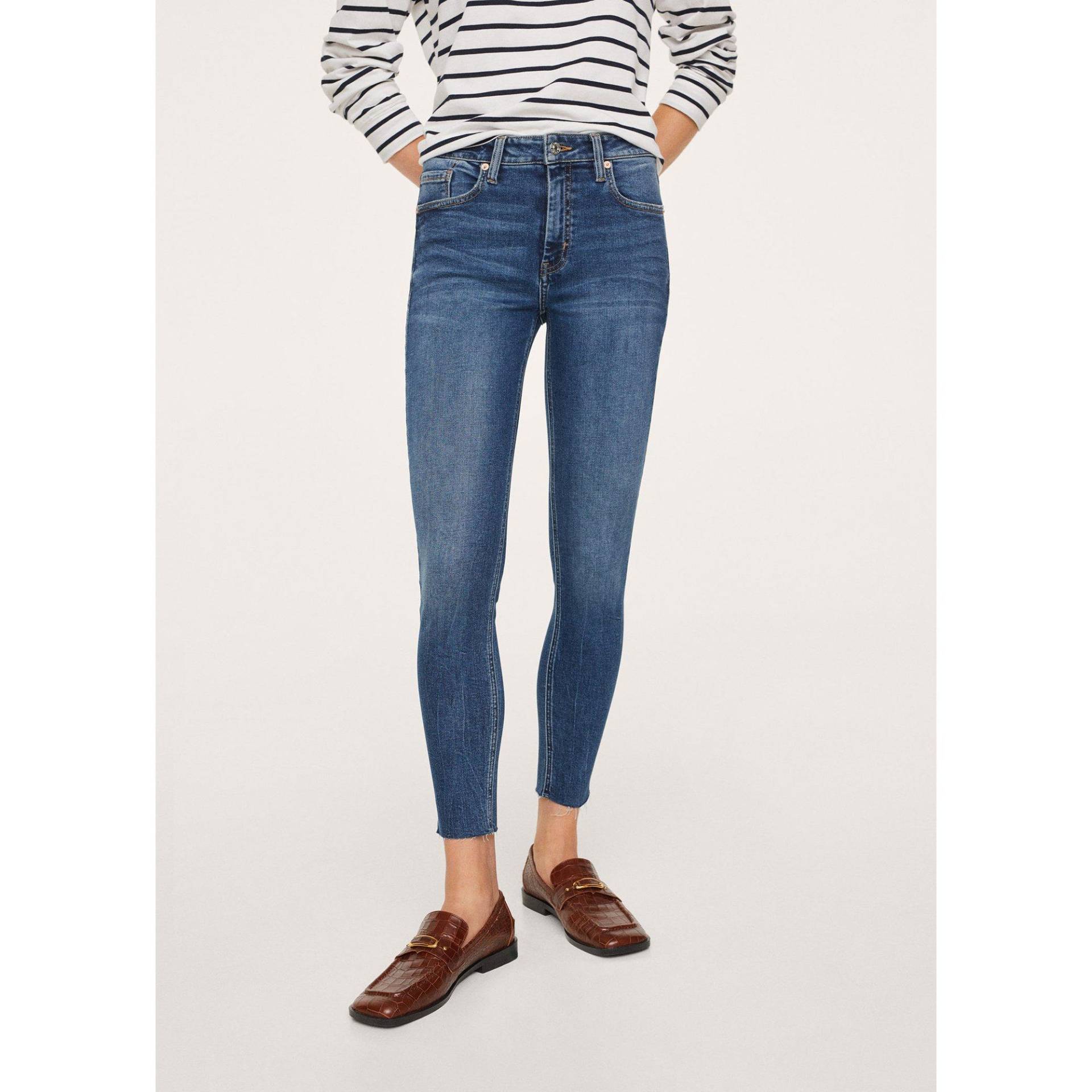 Jeans, Skinny Fit Damen Indigo 34 von MANGO