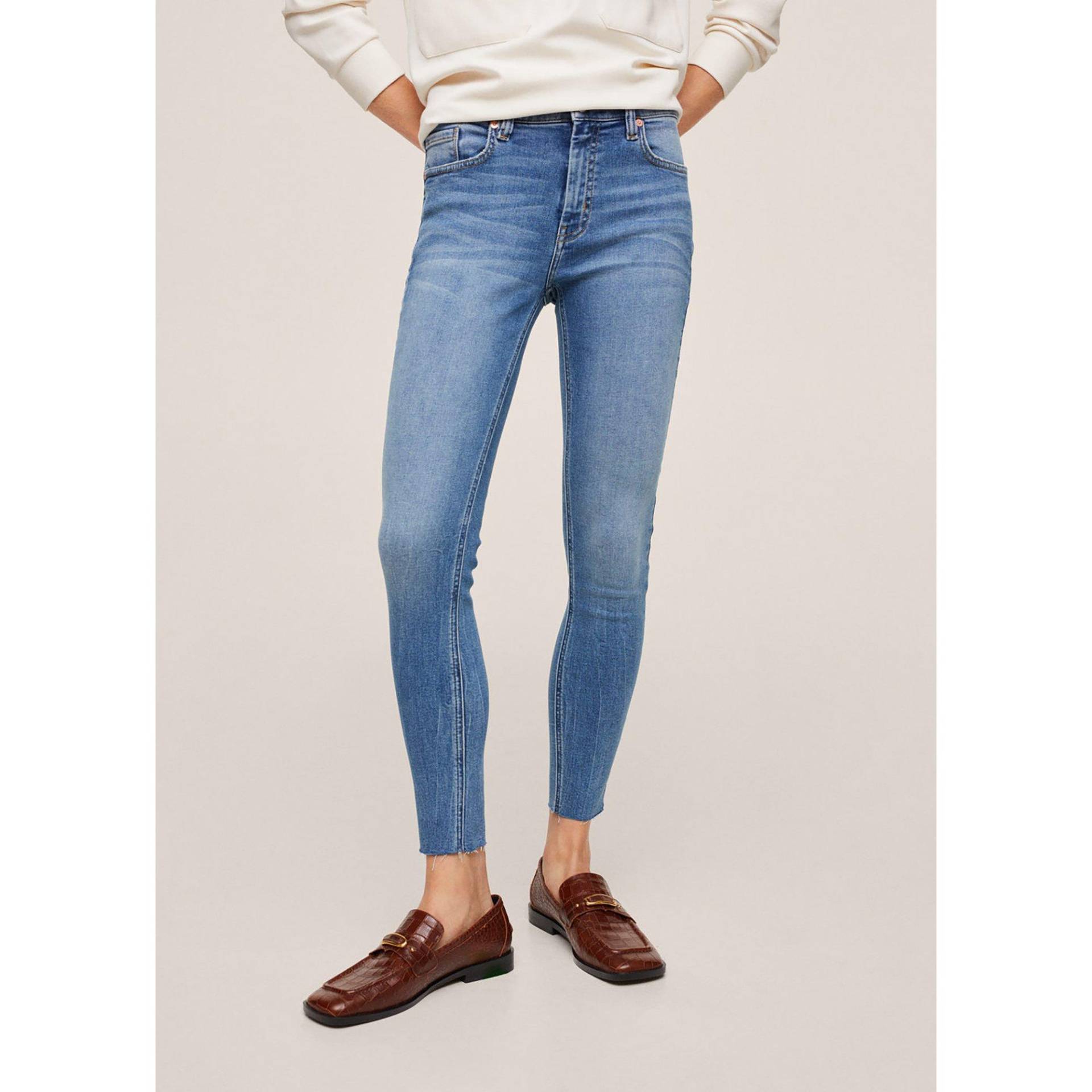 Jeans, Skinny Fit Damen Blau  34 von MANGO