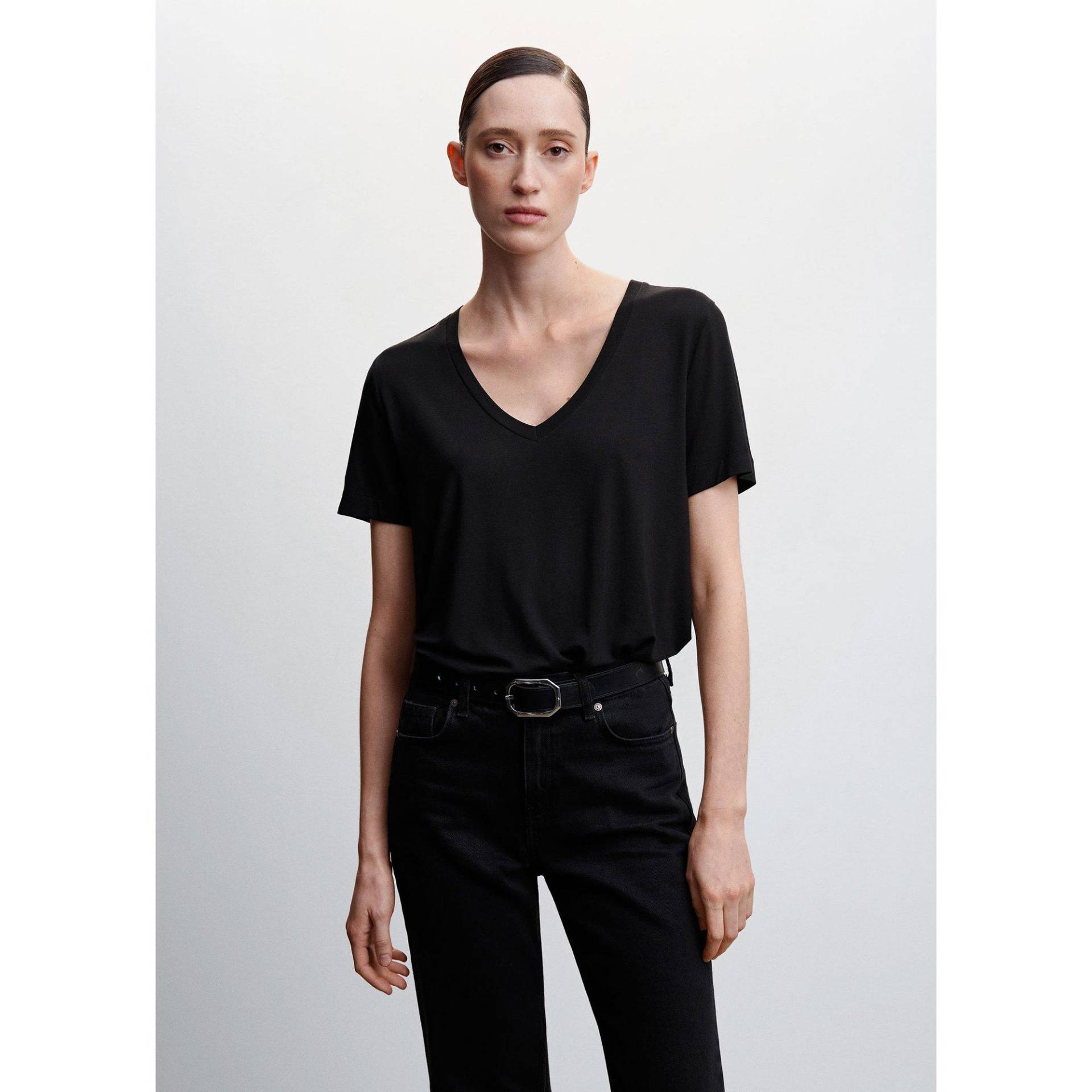 T-shirt Damen Black XS von MANGO