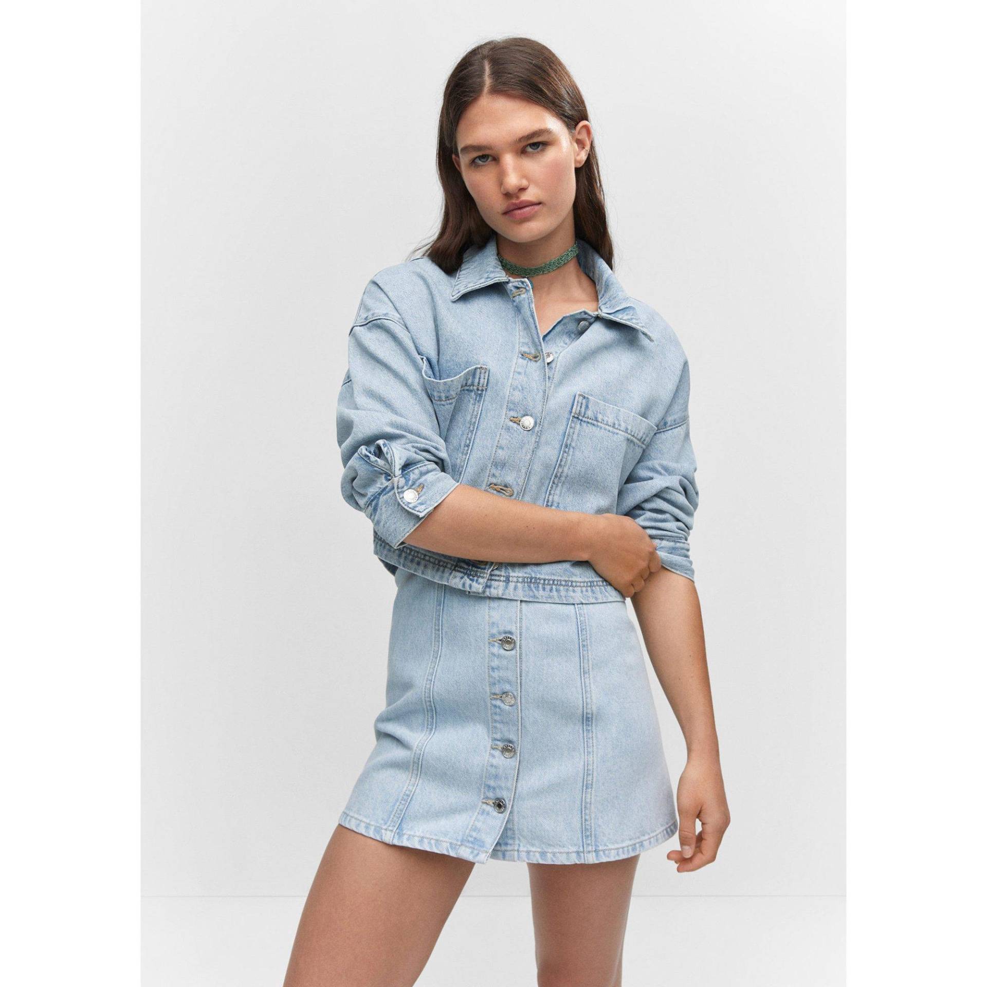 Overshirt Damen Jeans XS von MANGO