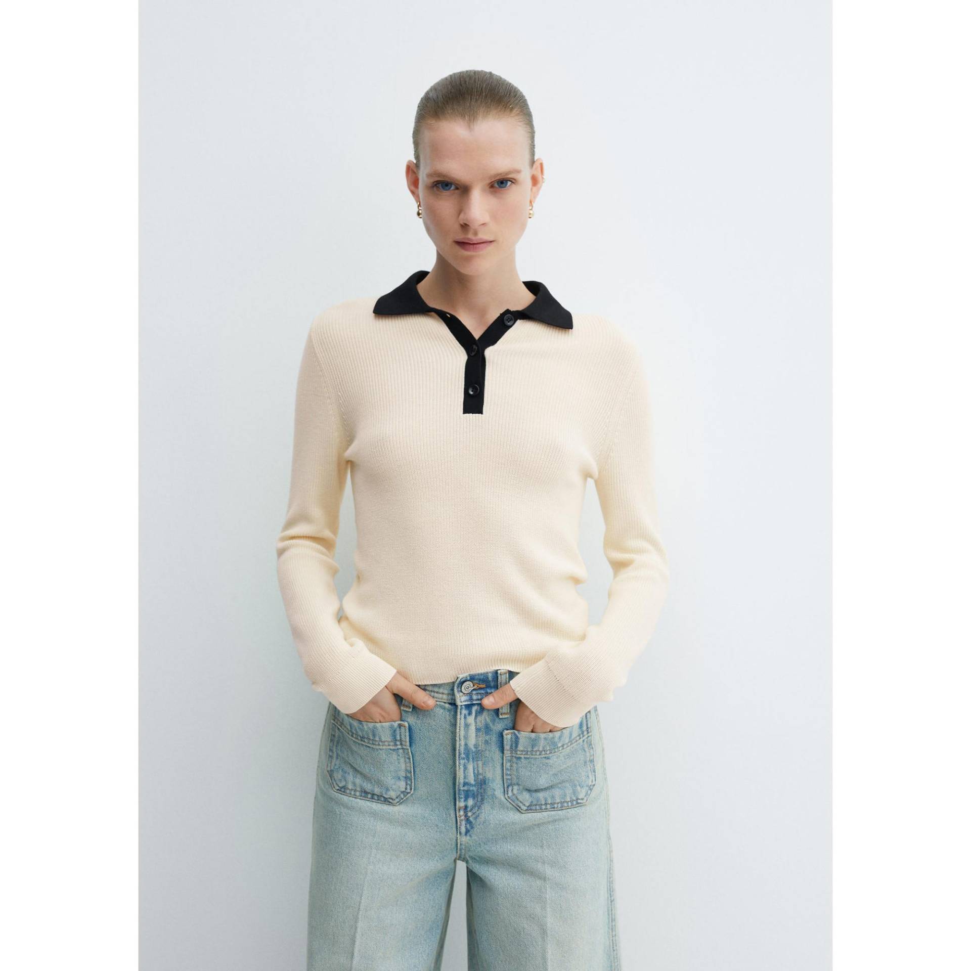 Pullover Damen Café  L von MANGO