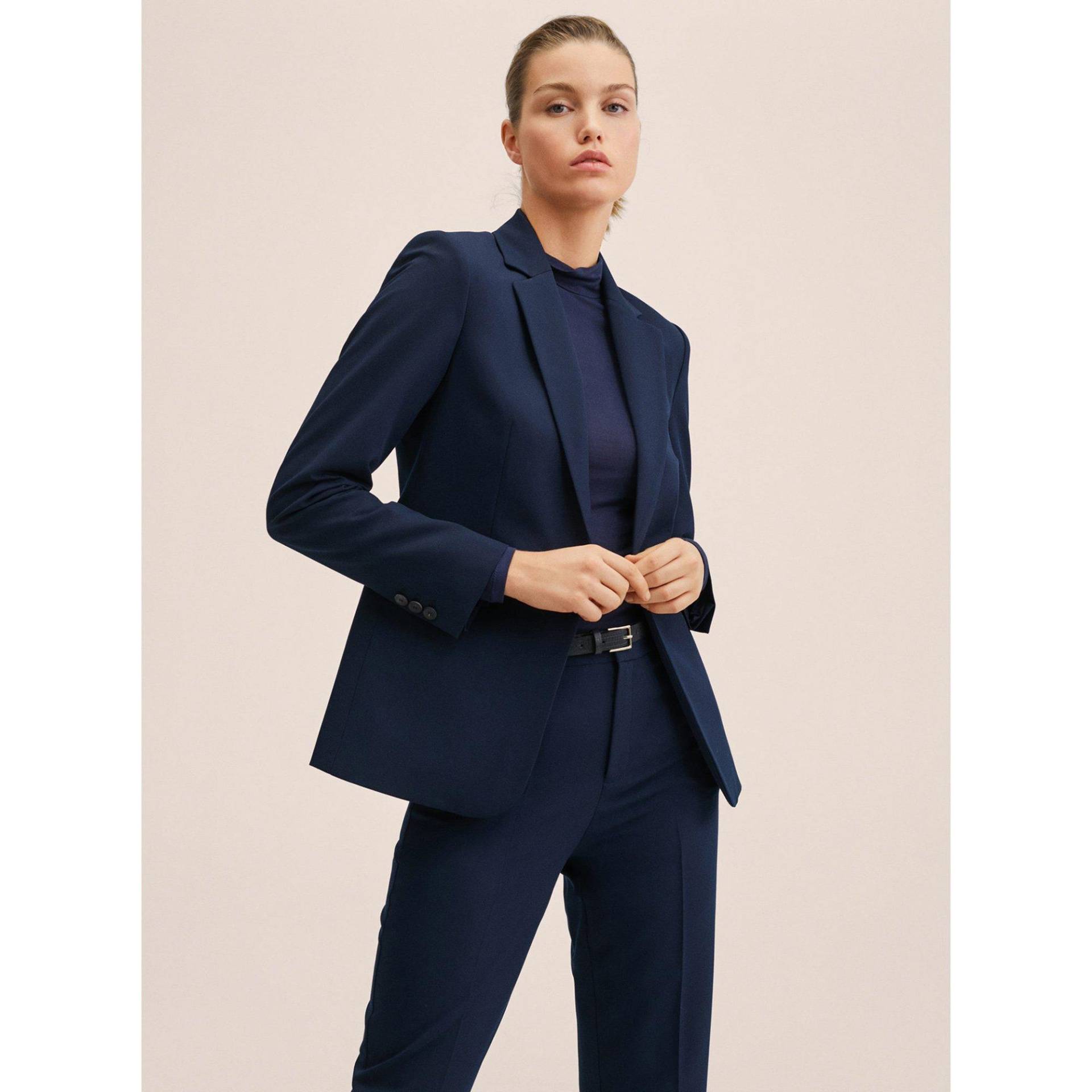 Blazer Damen Königsblau 44 von MANGO