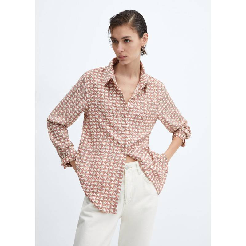 Shirt, Langarm Damen Rost M von MANGO