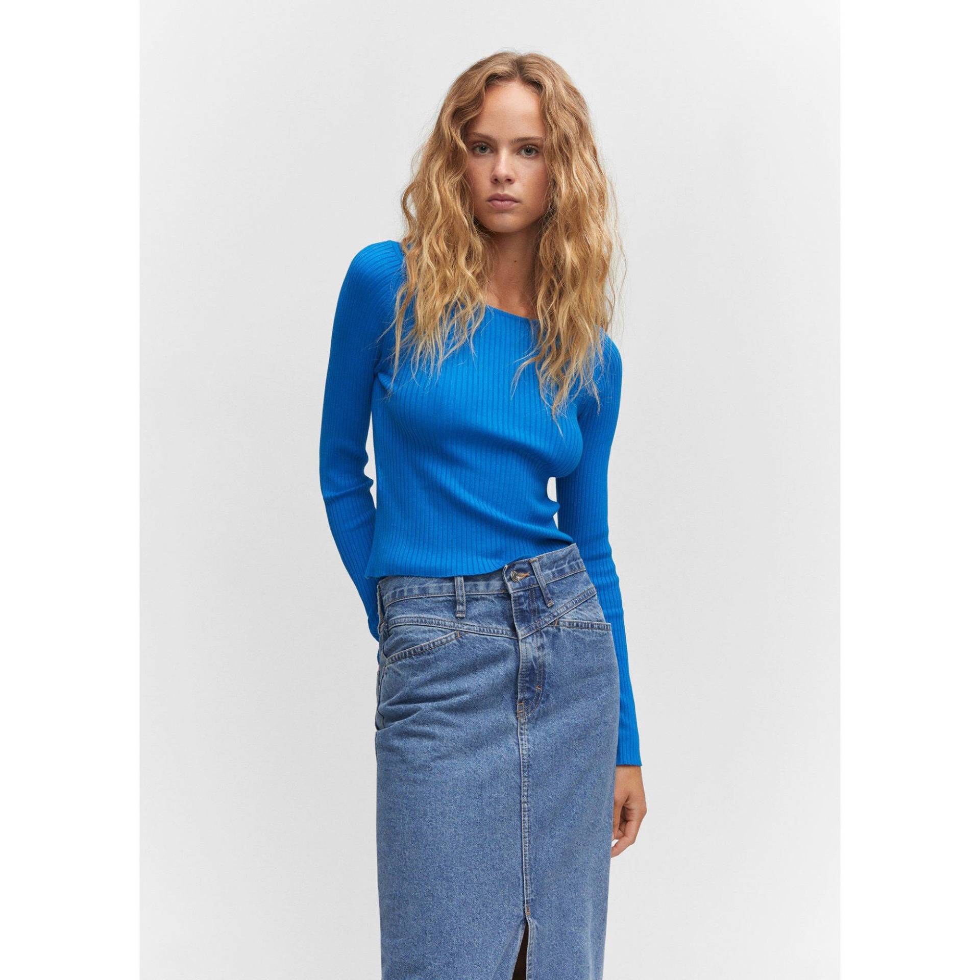 Sweatshirt Damen Mittelblau XL von MANGO