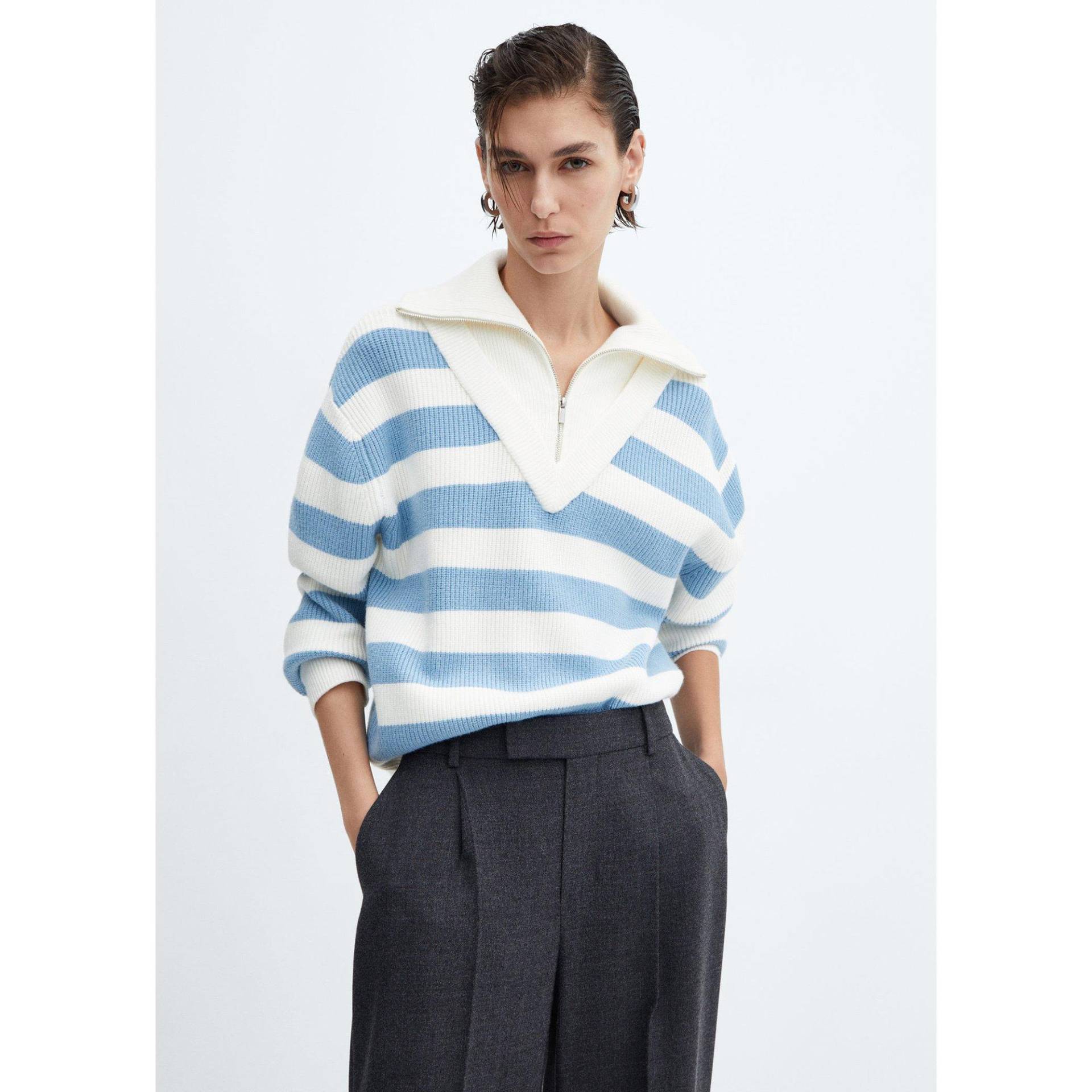 Sweatshirt Damen Saphirblau XS von MANGO