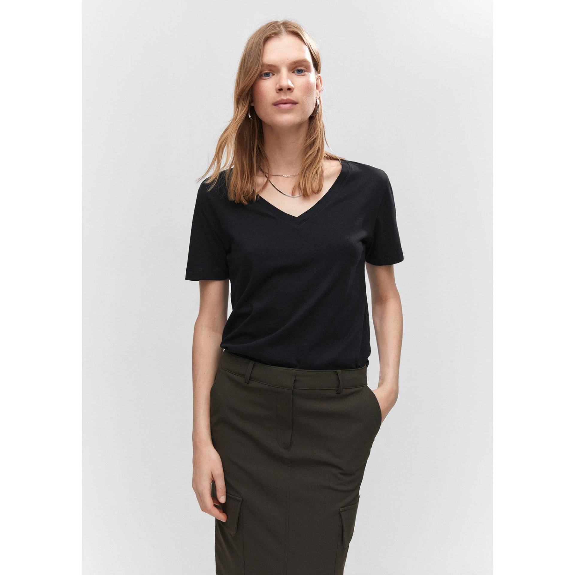 T-shirt Damen Black S von MANGO