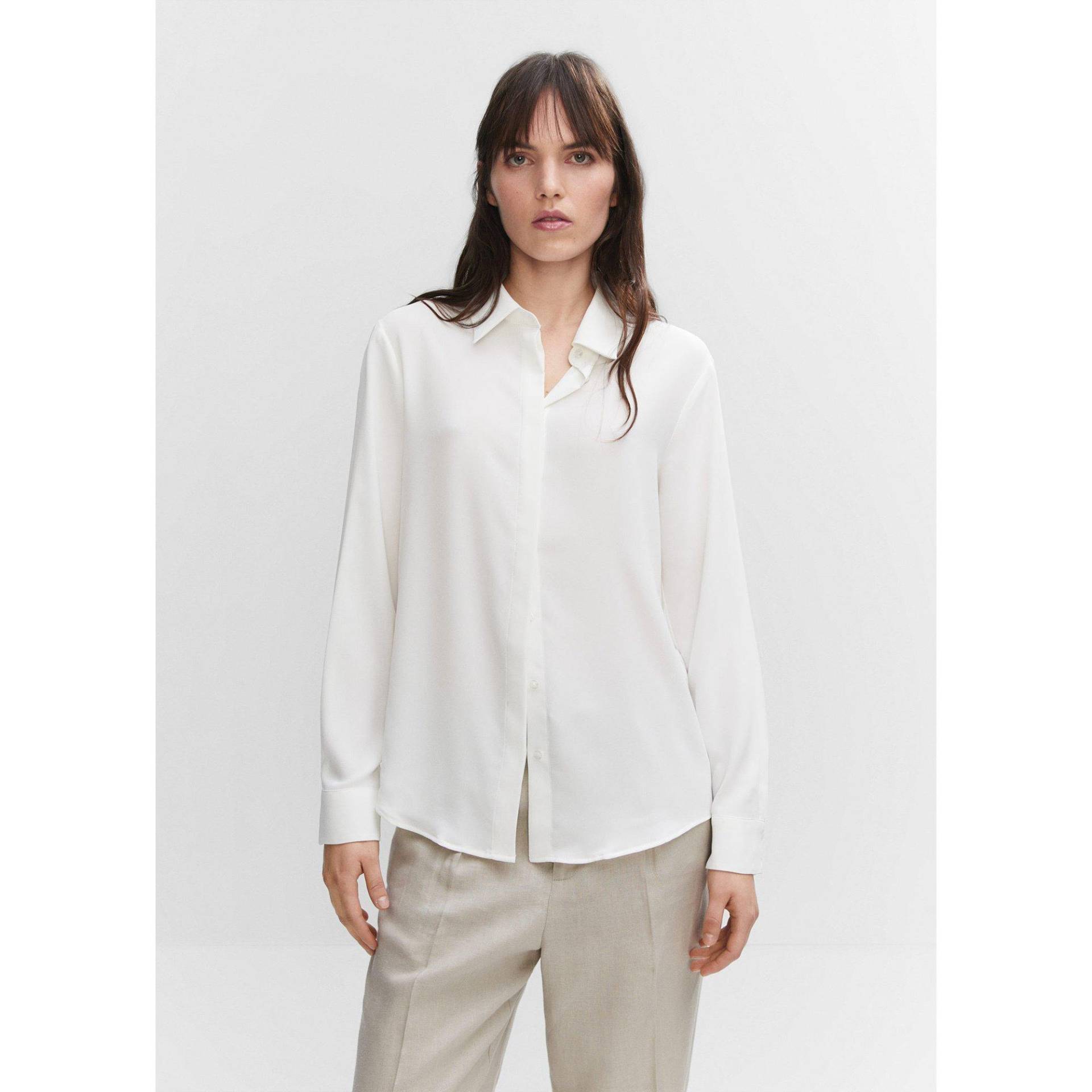 T-shirt Damen Ecru L von MANGO