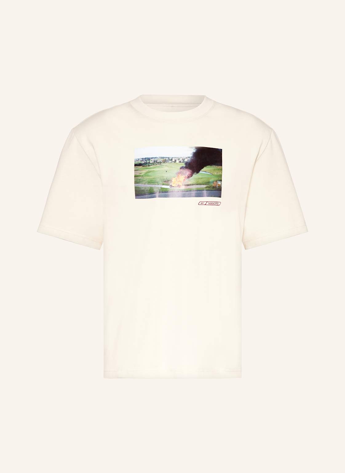 Manors T-Shirt I'll Walk beige von MANORS